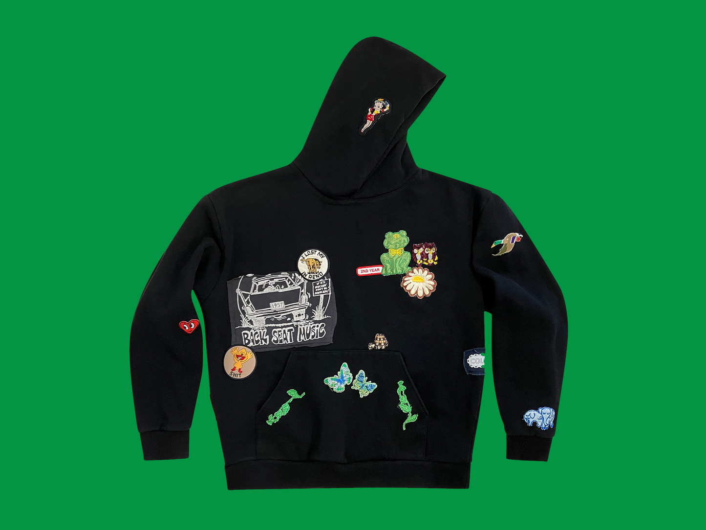 Sewn Up Hoodie 001 - XL
