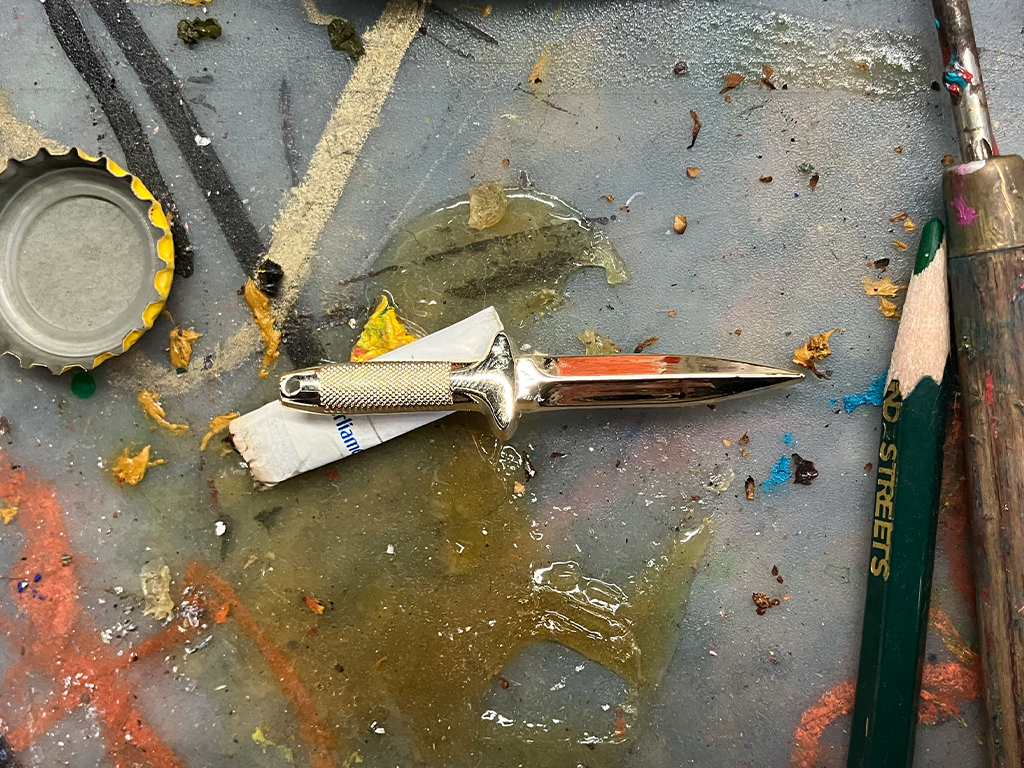 Oversized Dagger Pin