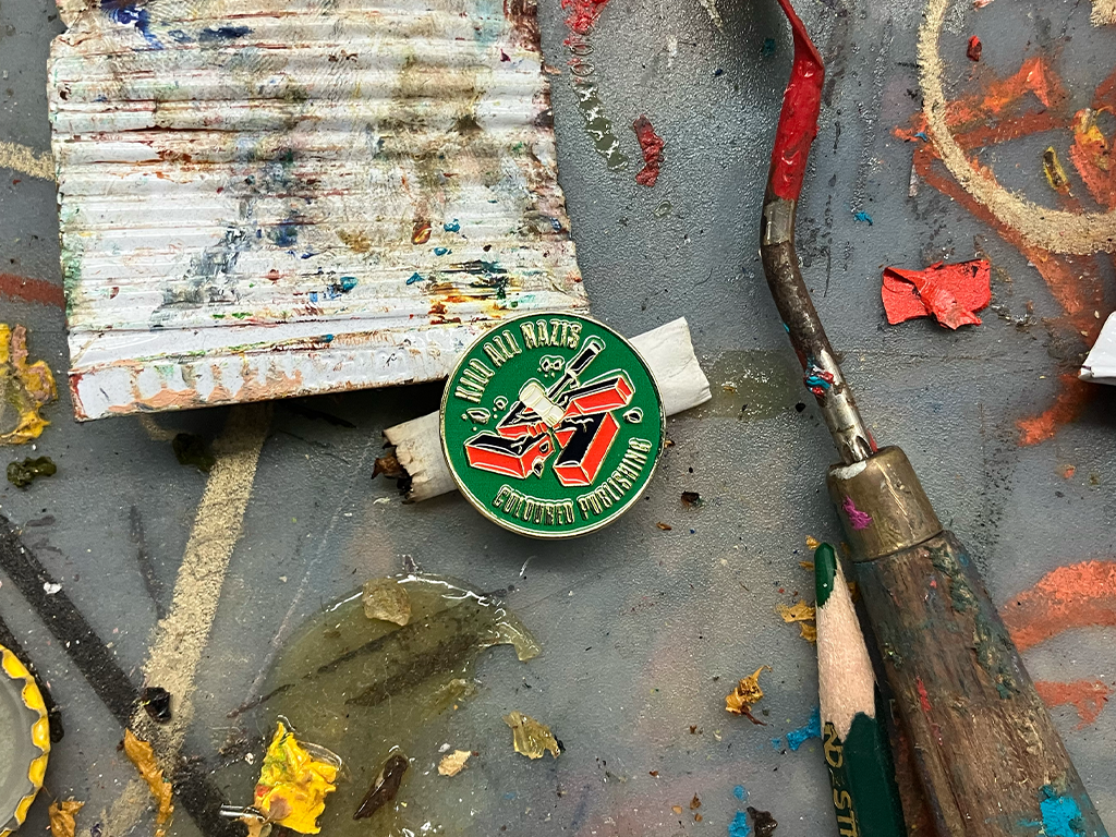 Kill All Nazis Pin