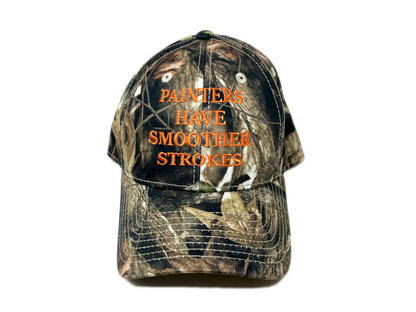 Painters Have Smoother Strokes Hat - Grey Camo