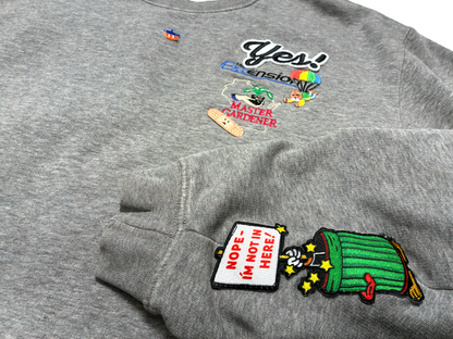 Sewn Up Crewneck - L
