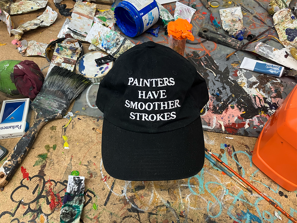 Painters Have Smoother Strokes Hat - Black