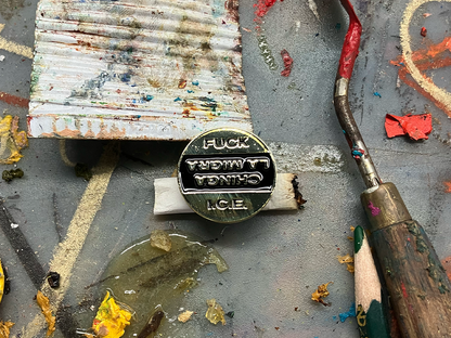 Fuck I.C.E. / Chinga La Migra Pin