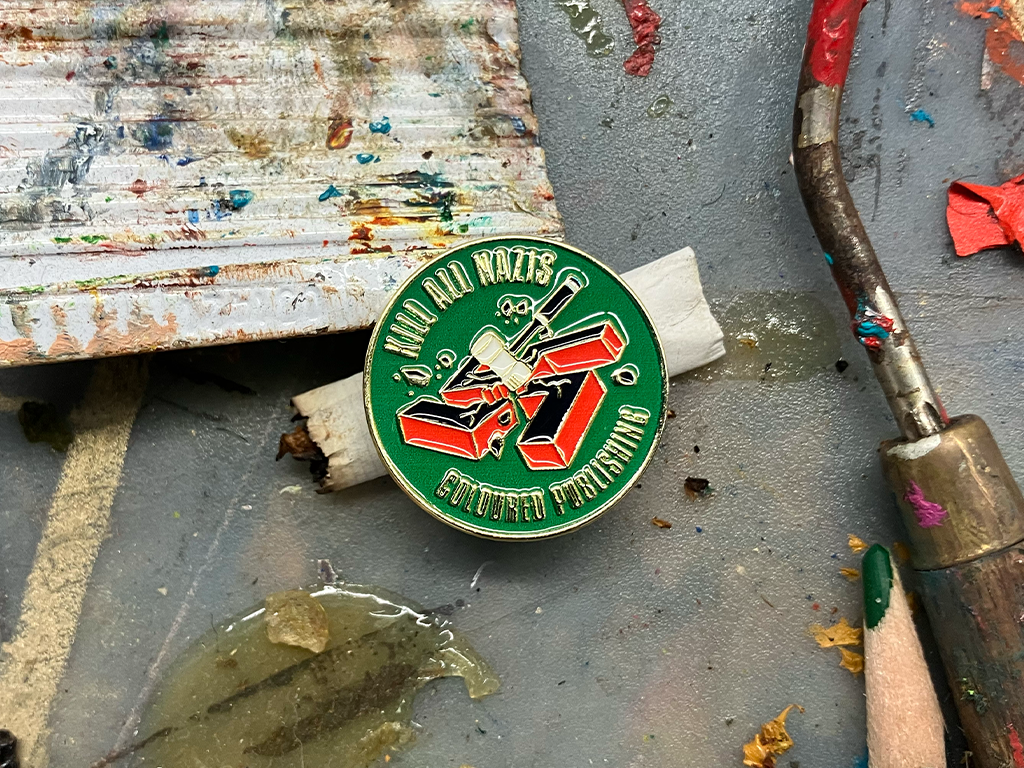 Kill All Nazis Pin