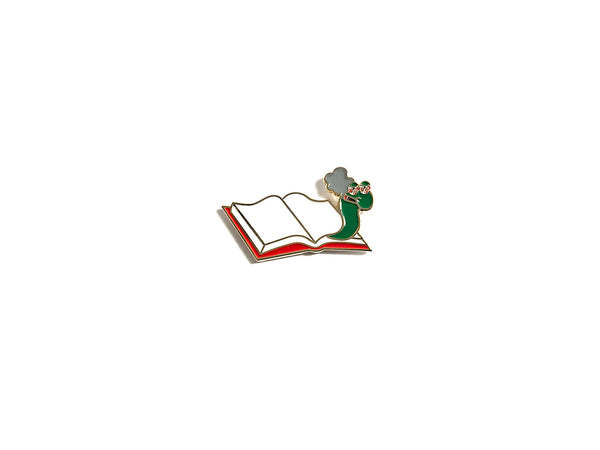 Bookworm Pin Set
