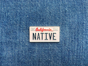 current_california_native_license_plate_pin_front
