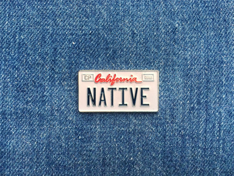 current_california_native_license_plate_pin_front