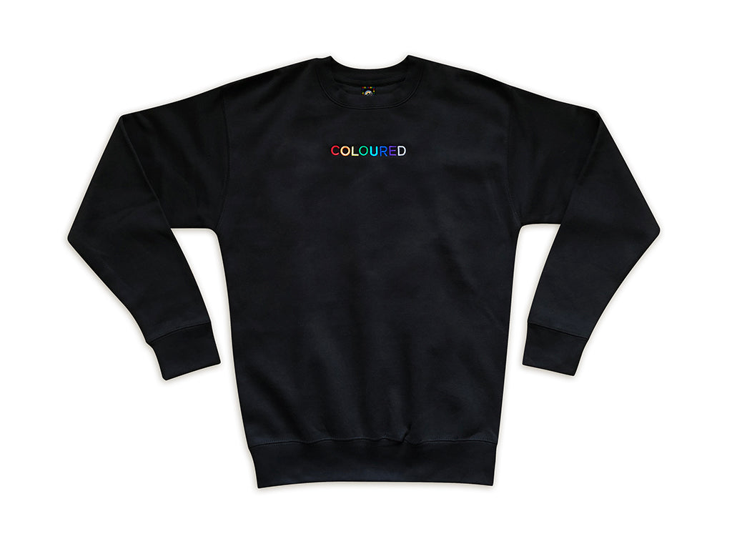 Embroidered Crew Neck Sweater