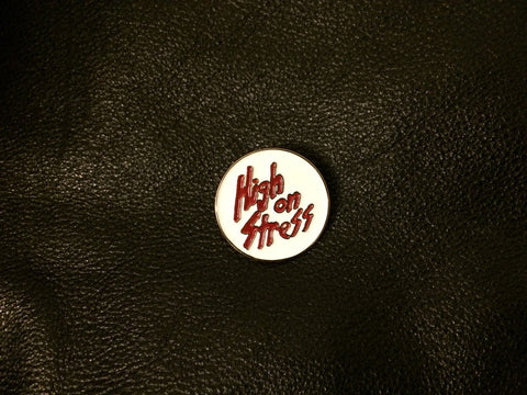 high_on_stress_enamel_pin_front