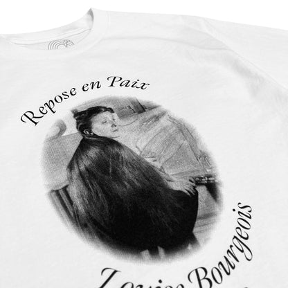 Image of An Homage to Louise tshirt close up