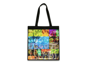 Image of the front of the Tell Me How You Feel tote 